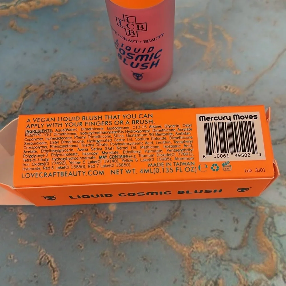 NWOT Liquid Cosmic Blush - mercury moves (vibrant pink shade)